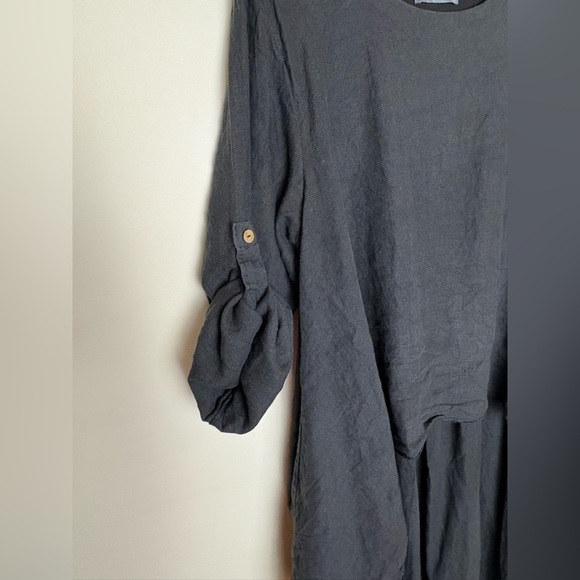 bryn Walker Black Long Sleeve Dress - Picture 2 of 9